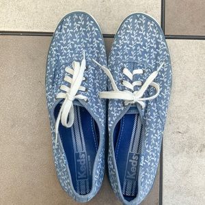 Keds Champion Botanical Leaves Blue Sneakers 11